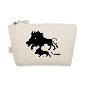 Lion Power T-shirt - Lion Strength Family - Organic Pouch - nature - Front
