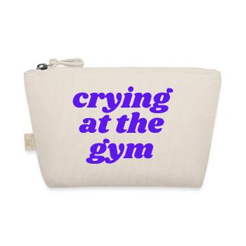 crying at the gym - Bio-Täschchen - Natur - Vorne