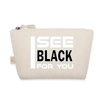 I See Black For You - Bio-Täschchen - Natur - Vorne
