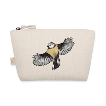 Colorful Bird in Flight - Printable Hand Carved - Organic Pouch - nature - Front