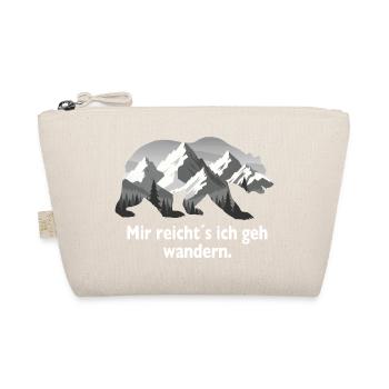 Mir reichts ich geh wandern Bär - Bio-Täschchen - Natur - Vorne