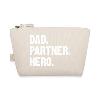 Dad Partner Hero - Bio-Täschchen - Natur - Vorne