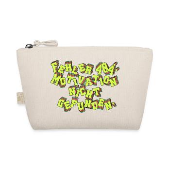 Error 404: Motivation not found. - Organic Pouch - nature - Front