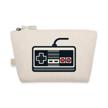 Retro-Gamepad-Umriss im NES-Stil - Bio-Täschchen - Natur - Vorne