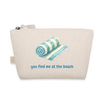 Tu me trouves à la plage - Trousse biologique - nature - Devant