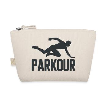 Chemise de parkour avec silhouette de saut - Trousse biologique - nature - Devant