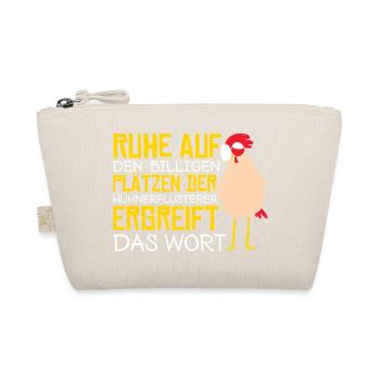 Hühnerflüsterer Huhn Hühnerhalter Hühner - Bio-Täschchen - Natur - Vorne