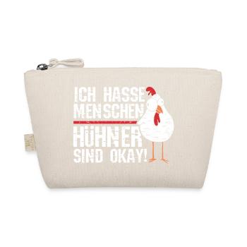 Hühnerflüsterer Huhn Hühnerhalter Hühner - Bio-Täschchen - Natur - Vorne