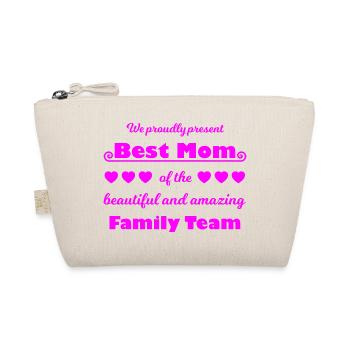 Meilleure équipe de maman – Family Joy Pink - Trousse biologique - nature - Devant
