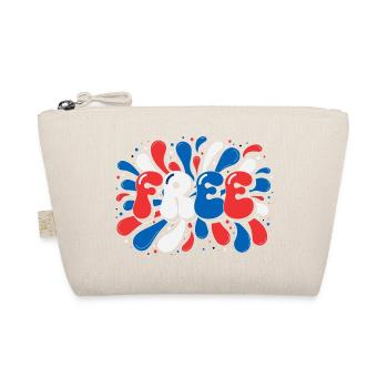 Liberté en éclats tricolores - Trousse biologique - nature - Devant