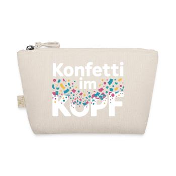Konfetti Im Kopf Karneval Fasching Alaaf Kostüm - Bio-Täschchen - Natur - Vorne