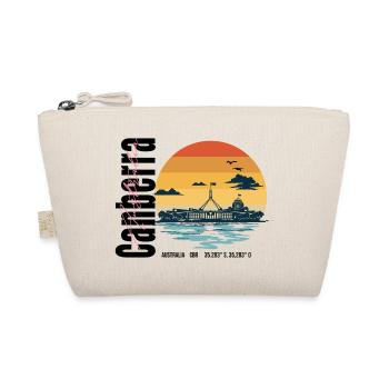 Canberra Australien Skyline Retro - Bio-Täschchen - Natur - Vorne
