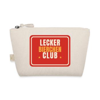 Lecker Bierchen Club Bier Team lustiger Spruch - Bio-Täschchen - Natur - Vorne