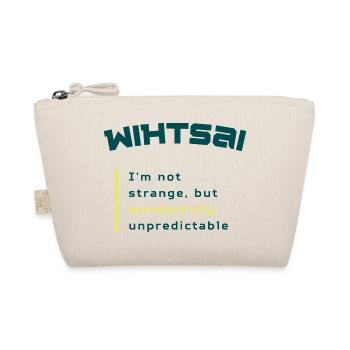 WIHTSAI | Wonderfully unpredictable - Organic Pouch - nature - Front