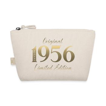 70. Geburtstag Geschenk Original August 1956 - Bio-Täschchen - Natur - Vorne