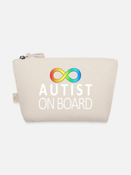 Autist on Board: Neurodiversitäts-Aufkleber - Bio-Täschchen - Natur