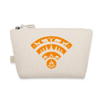 Camping Nature WiFi Minimalist Adventure - Organic Pouch - nature - Front