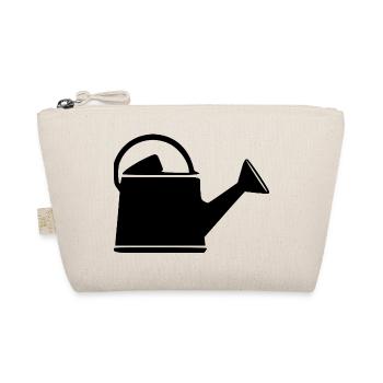 Gießkanne Garten Geschenk  Gärtner  - Bio-Täschchen - Natur - Vorne