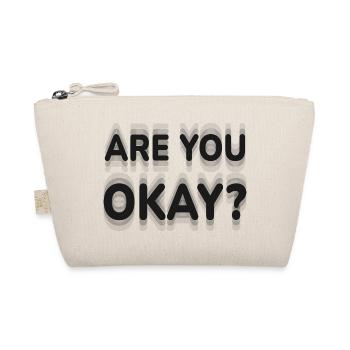 Are You Okay Optical Illusion Hard To Focus Trippy - Organic Pouch - nature - Front