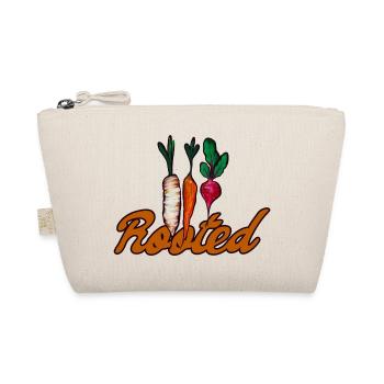 Rooted Carrot Art - Organic Pouch - nature - Front