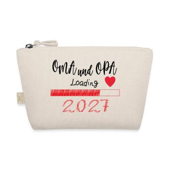 Loading Oma und Opa 2027 - Bio-Täschchen - Natur - Vorne