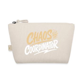 Chaos Coordinator Lustiger Spruch Shirt - Bio-Täschchen - Natur - Vorne