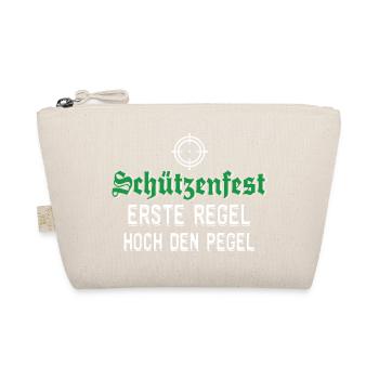 Schützenfest Erste Regel Hoch Den Pegel - Bio-Täschchen - Natur - Vorne