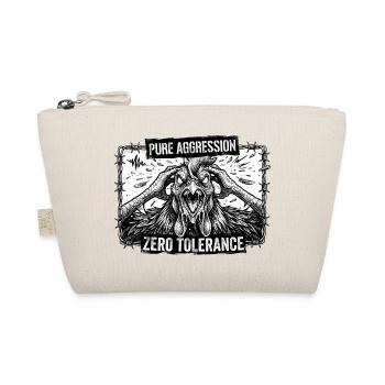 Pure Aggression - Zero Tolerance - Bio-Täschchen - Natur - Vorne