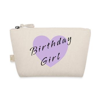 Birthday Girl – Celebration Design - Bio-Täschchen - Natur - Vorne