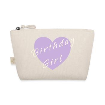 Birthday Girl – Celebration Design - Bio-Täschchen - Natur - Vorne