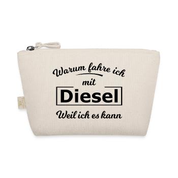 Die Diesel Autofahrer - Bio-Täschchen - Natur - Vorne