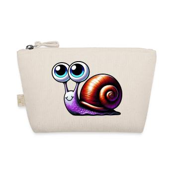 Schnecke - Bio-Täschchen - Natur - Vorne