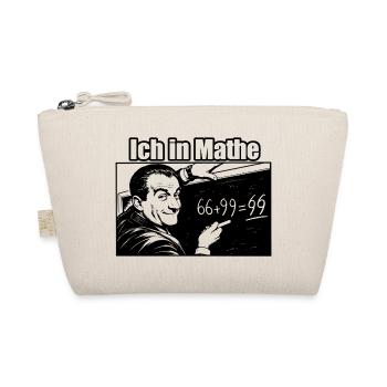 Super lustiges Mathe Design Ich in Mathe - Bio-Täschchen - Natur - Vorne