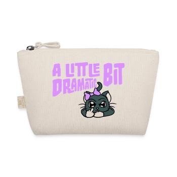 Little Bit Dramatic Drama Queen Mittelfinger Katze - Bio-Täschchen - Natur - Vorne