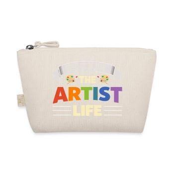 Rockin The Artist Life Buntes Künstlerleben - Bio-Täschchen - Natur - Vorne