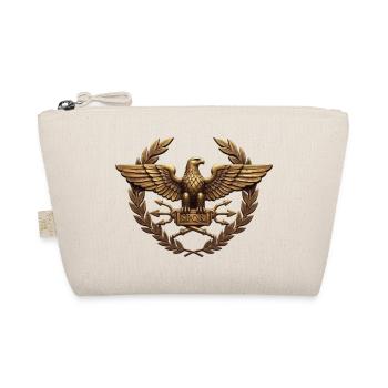 Römischer Adler mit SPQR - Bio-Täschchen - Natur - Vorne