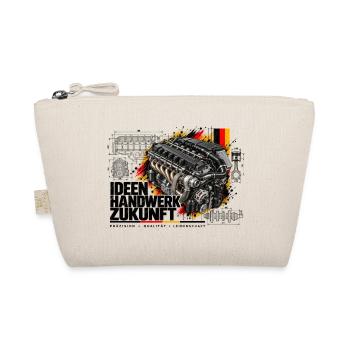 Kraftmotor German Power Engine - Bio-Täschchen - Natur - Vorne