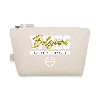 Ypern Belgien Koordinaten Reise Souvenir - Bio-Täschchen - Natur - Vorne