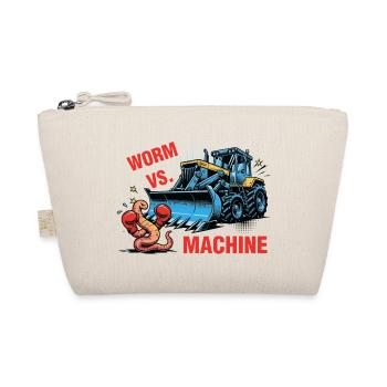 Worm vs Machine Robak Kontra Maszyna - Bio-Täschchen - Natur - Vorne