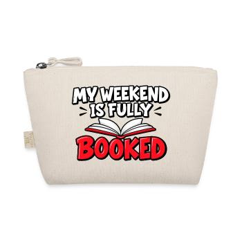 Book Worm Reader Bibliophile Book Nerd Library - Bio-Täschchen - Natur - Vorne