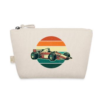Retro Offenwagen-Rennwagen – Oldtimer-Motorsport - Bio-Täschchen - Natur - Vorne