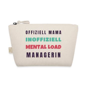 Offiziell Mama inoffiziell Mental Load - Bio-Täschchen - Natur - Vorne