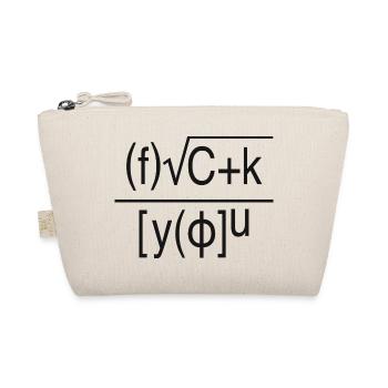 Fuck You – Mathematische Formel - Bio-Täschchen - Natur - Vorne