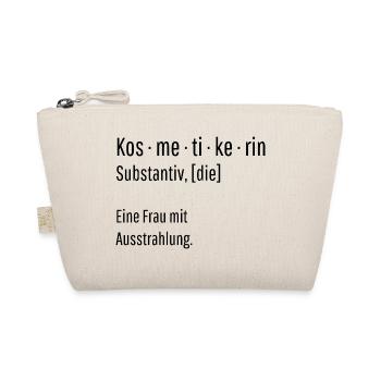 Kosmetikerin Substantiv Definition Geschenk - Bio-Täschchen - Natur - Vorne