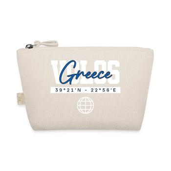 Volos Griechenland Koordinaten Reise Souvenir - Bio-Täschchen - Natur - Vorne