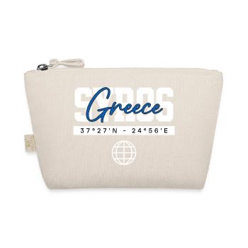 Syros Griechenland Koordinaten Reise Souvenir - Bio-Täschchen - Natur - Vorne