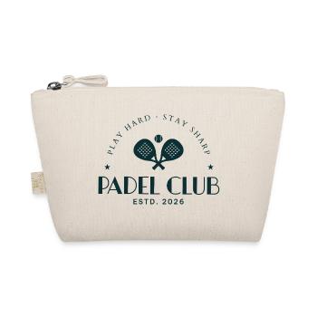 Padel Club Play Hard Stay Sharp Sport - Bio-Täschchen - Natur - Vorne
