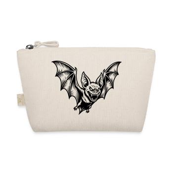 Vampir Fledermaus - Bio-Täschchen - Natur - Vorne
