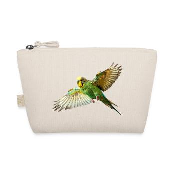 Wellensittich Kanarienvogel - Bio-Täschchen - Natur - Vorne