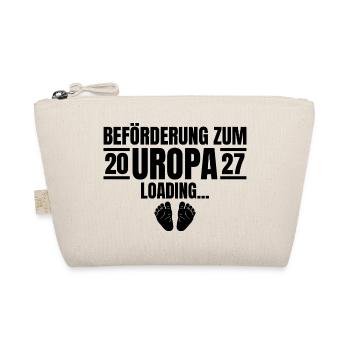 Beförderung zum Uropa 2027 Loading - Bio-Täschchen - Natur - Vorne